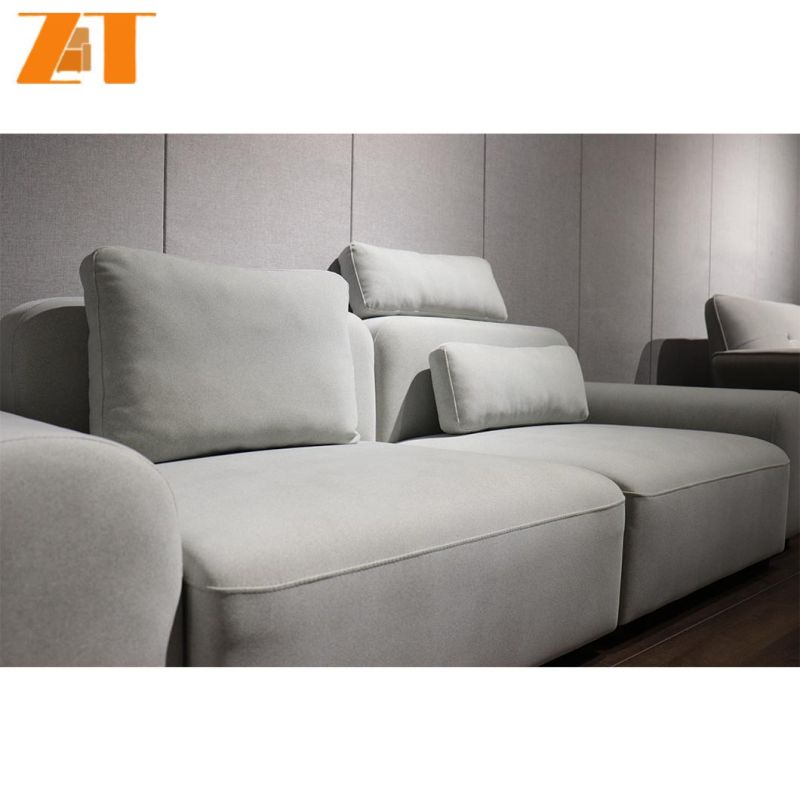 Spanish Style Luxury Home Furniture Living Room Chaise Lounge Couch Curved Fabric Sofa Sets