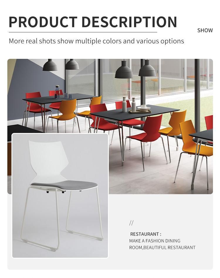 Wholesale Modern Decoration Leisure High Quality Plastic Dining Restaurant Chair