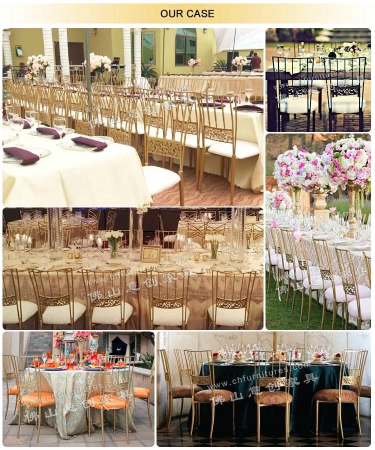 Yc-A51-01 Modern Cheap Used Rental Luxury Silver Foshan Banquet Chair