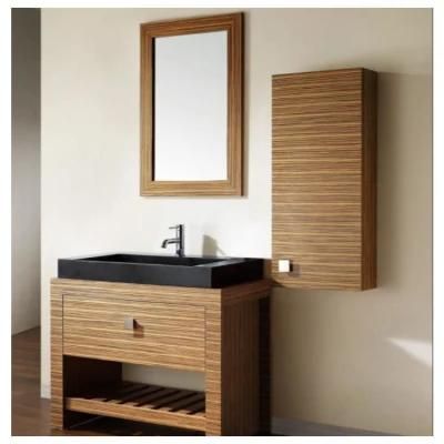 Powder Room Grey Wall Hung Bathroom Vanity with Double Sink