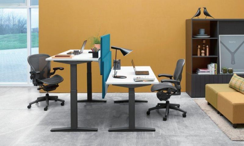Home Office Steel Stand Computer Table Motor Lift Table Desk