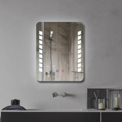 High Definition Wall-Mounted LED Bathroom Mirror for Home Decorations