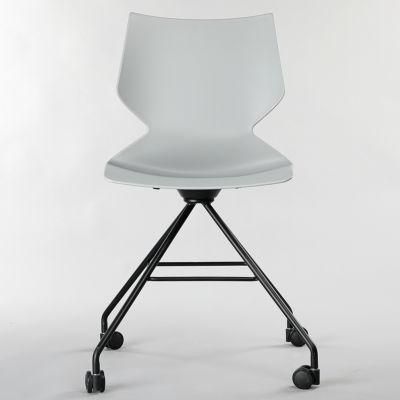 ANSI/BIFMA Standard Movable Plastic Swivel Modern Dining Fruniture Chair