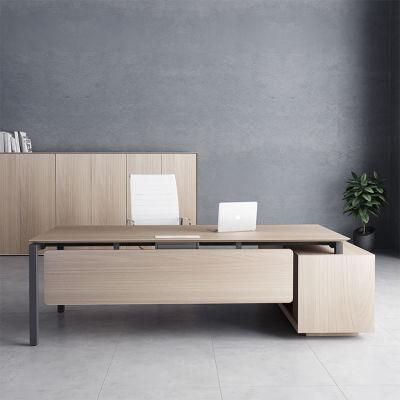 Foshan Factory Modern New Design L Shaped Luxury High Tech Director Executive Office Furniture Desk