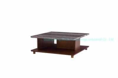 Cheap Marble Top Side Table Coffee Table Walnut Color