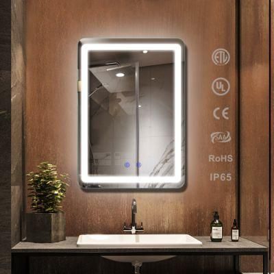 Hot Selling Home Products High Definition Rectangle Framed Mirror LED Bathroom Mirror