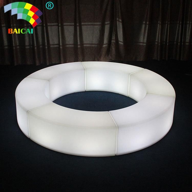 LED Bending Stool Bcr-126c with Light Color Change & Remote Control