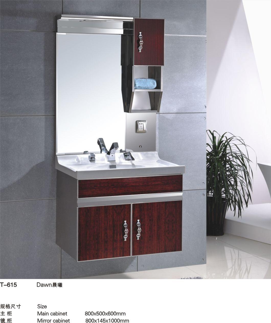 Wall Modern Hotel Home Storage Stainless Steel Metal Bathroom Furniture