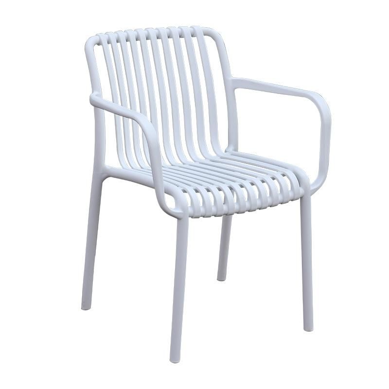 Rikayard High Quality Modern Cheap Wholesale Provo Dining Arm PP Plastic Chair