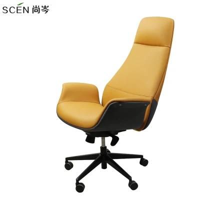 New Design Ergonomic Office Chair Modern Office Cow Leather Chair