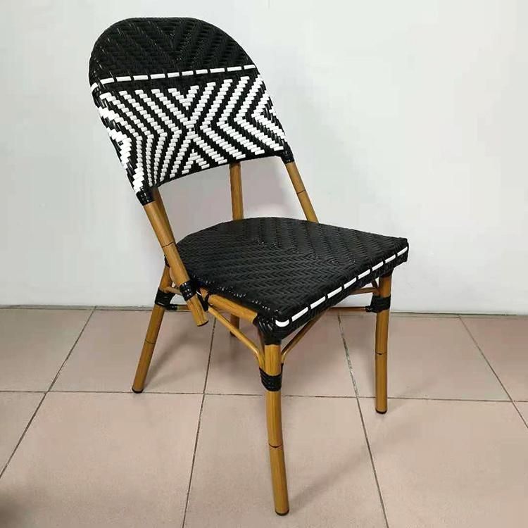 Modern Outdoor Rattan Wicker Garden Furniture Cafe Chair for Dining