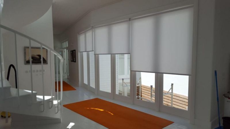 Window Blinds in Sunscreen Fabric for Home Office Building Project Decoration