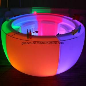Hot Sale LED Light Furniture Home Bar Counter With16color Changing and Battery