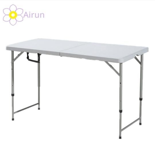 Outdoor Height Adjustable Dining Stall Barbecue Self-Driving Tour 1.2m Plastic Folding Foldable Camping Table