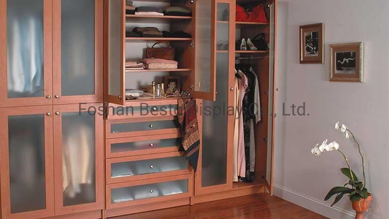 Modern Customized Furniture Bedroom Wardrobe Made of Melamine Faced MDF / Plywood / Particle Board by Very Good Price