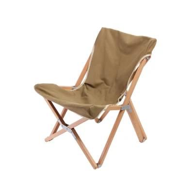 Wooden Beach Chair Folding Butterfly Chair Canvas Chair