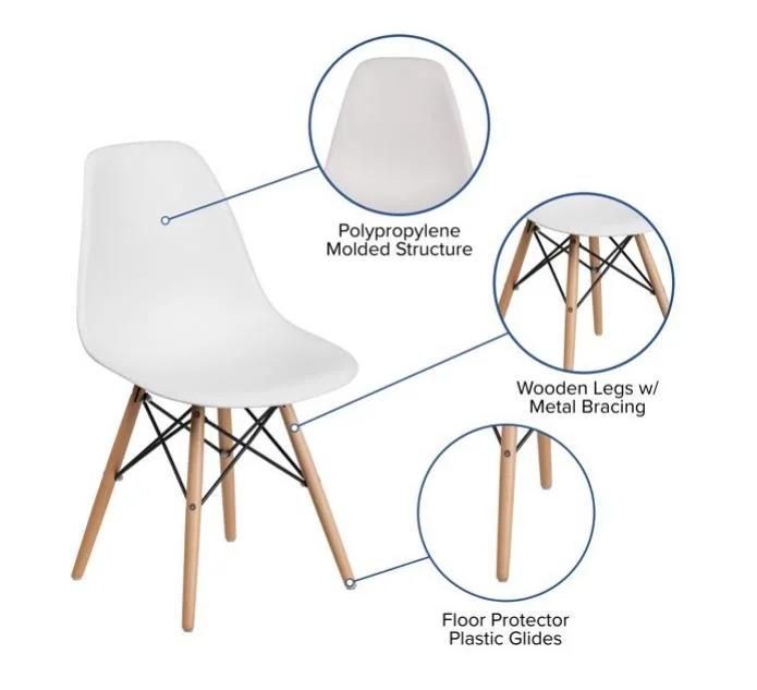 Promotion Price High Back Popular Design Ergonomic Kitchen Banquet Dining Chair