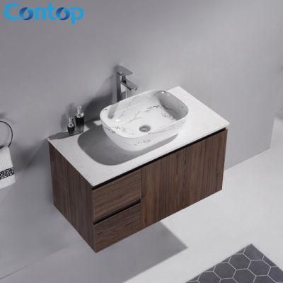 Commercial Wall Mounted Modern Cabinets Vanity