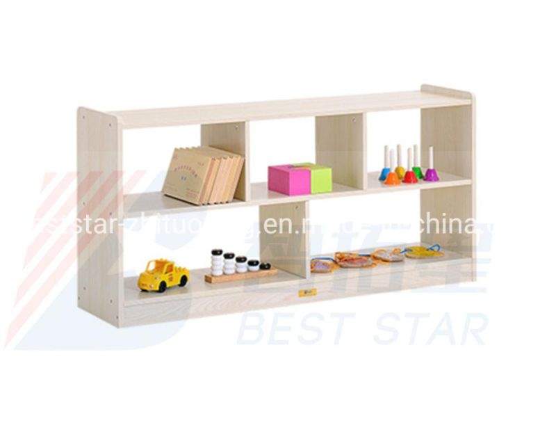Baby Display Wooden Rack and Cabinet,Kindergarten Classroom Cabinet,Children Care Center Furniture, Playroom Furniture Kids Toy Storage Cabinet,Plywood Cabinet