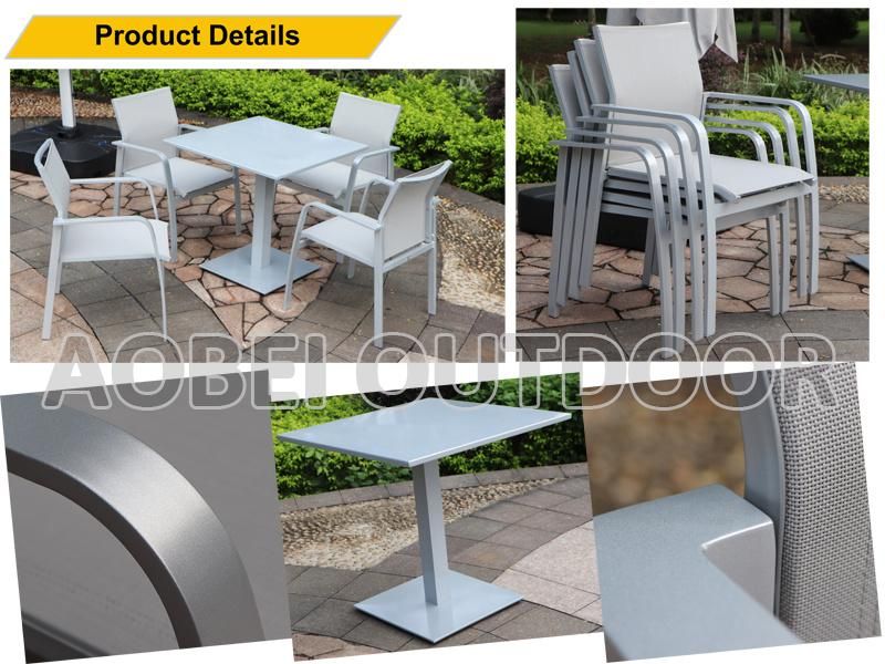 Customized Modern Garden Outdoor Patio Hotel Restaurant Cafe Bar Home Villa Dining Furniture Set