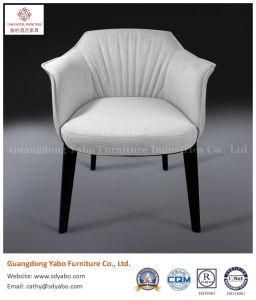 Modern Solid Wood Restaurant Fabric Upholestry Dining Chair
