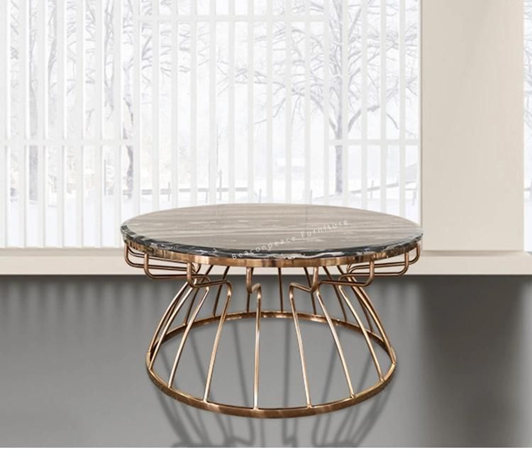 Household Wholesale Modern Black Metal Household Living Room Furniture Design Tea /Coffee Table with MDF Board