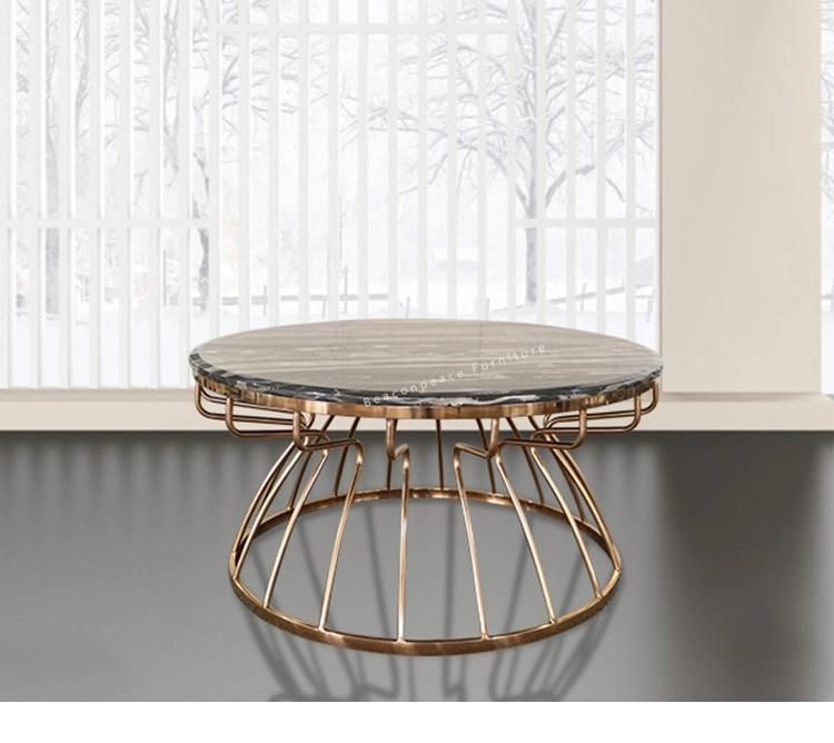 Household Wholesale Modern Black Metal Household Living Room Furniture Design Tea /Coffee Table with MDF Board