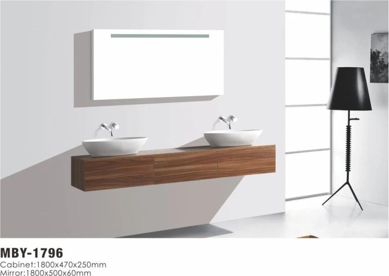 Marketing Champion Melamine Bathroom Cabinet with Double Basin