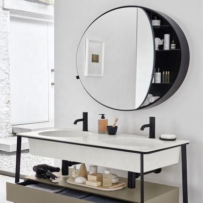 New Magnified Waterproof Wall Mounted Single Double Three Door Modern Recessed Medicine Cabinet