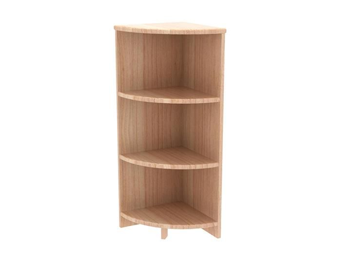 Kids Corner Shelf Beech Wood Furniture