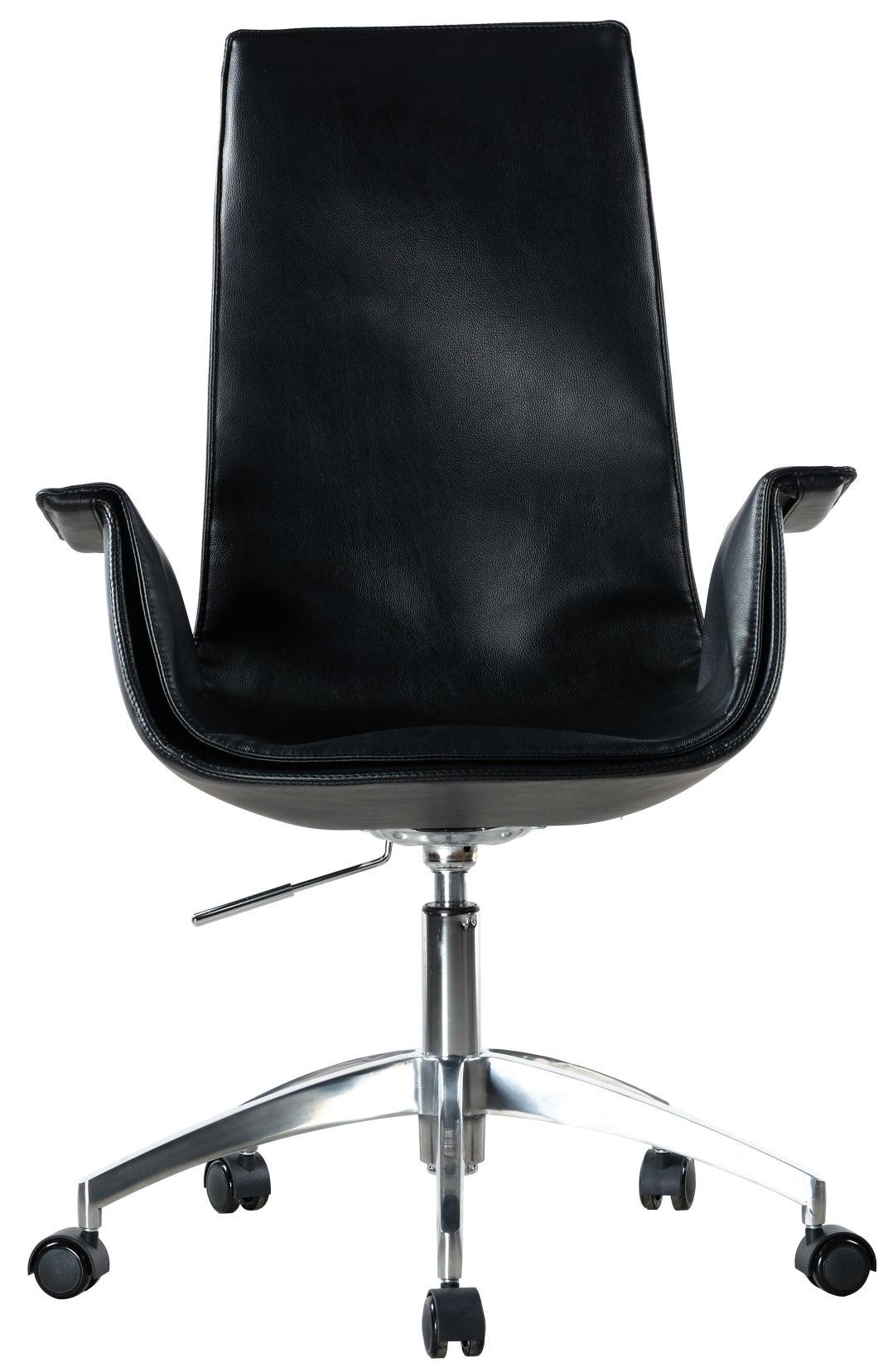 Modern Designer Rotary Office Chair with Stainless Steel Base