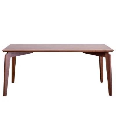 Simple Home Furniture Large Solid Wooden Dining Table Design