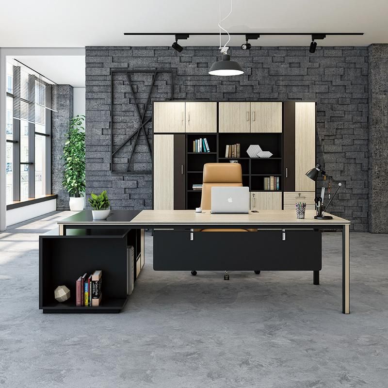 Factory Wholesale Luxury Modern Office Wooden Office Table Furniture Executive