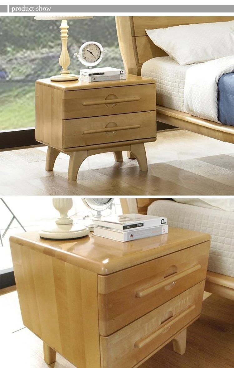 Furniture Modern Furniture Cabinet Home Furniture Bedroom Furniture MID Century Modern Vintage Hotel Dark Brown Solid Wooden Drawer Nightstand Bed Side Table