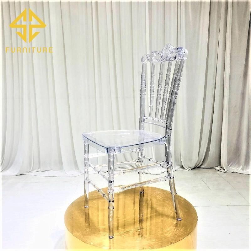 2021 Sawa New Design Plastic Napoleon Chairs for Event Wedding Hotel Use