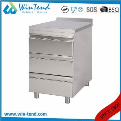 Customized Commercial Kitchen Steel Metal Drawer Cabinet