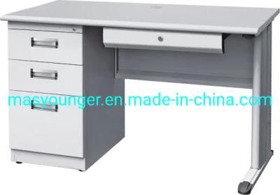 Modern School Office Staff Furniture Metal Desk with 3 Drawers