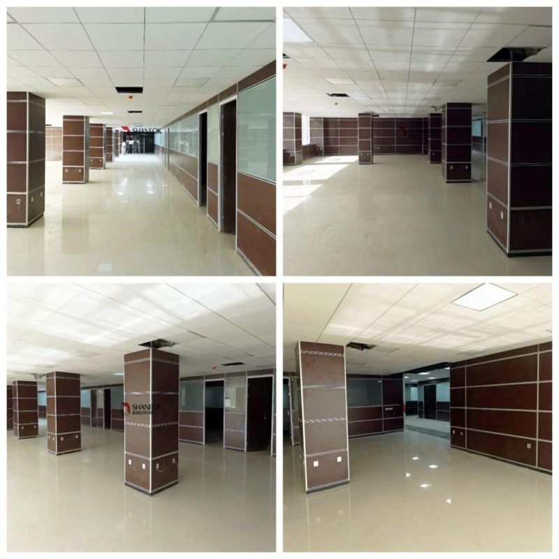 Glass Panel Partition Wall Classical Fibreboards Full or Half Office Partition Walls