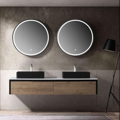 Talco 1800 Modern MDF European Bathroom Vanity with LED Round Mirror