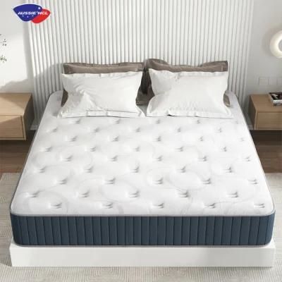 Factory Wholesale Sleep Well Memory Gel Foam King Queen Mattress in a Box Pocket Spring Mattresses