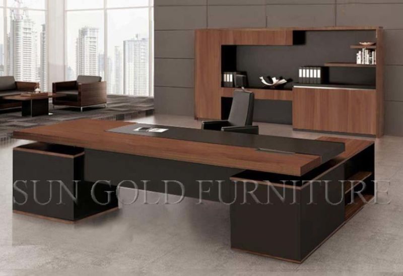 (SZ-OD400) Modern Executive Desk Wooden Corner L Shape Office Table