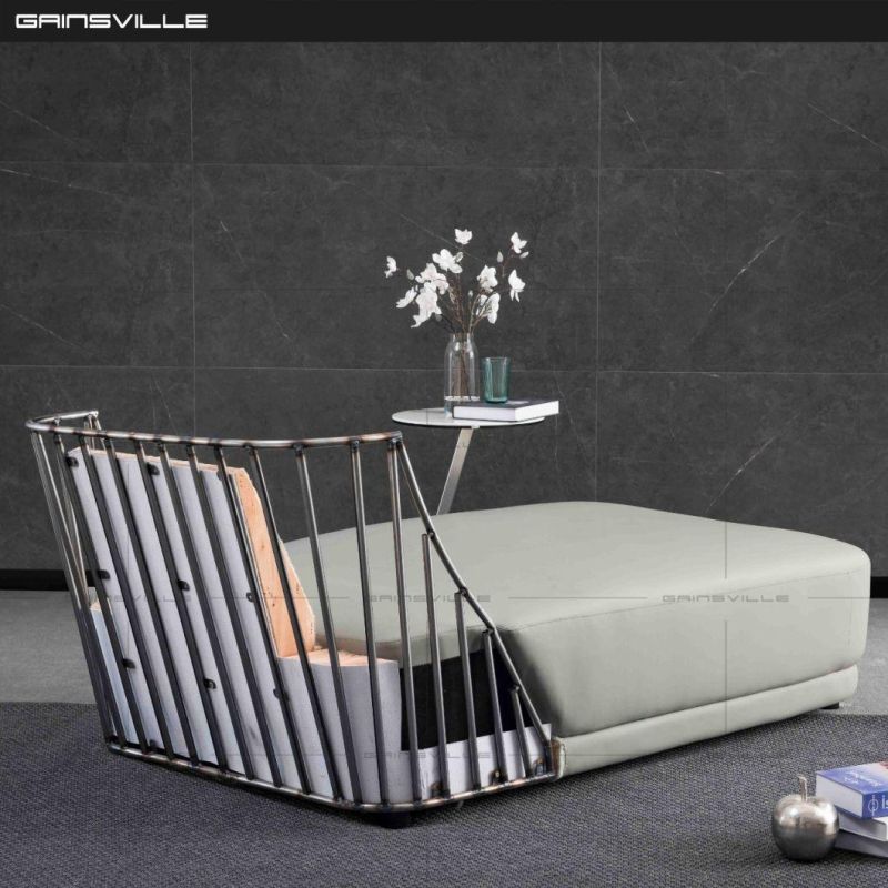 Hot Sell Sofa Bedroom Sofa Chaise in Leather Soft Touch for Home Furniture
