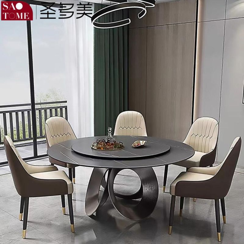 Outdoor Furniture Modern Style Round Dining Table for Restaurant