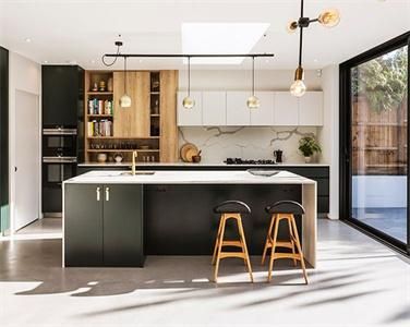 Wholesale Modern High End Long Lasting Freestanding Melamine Kitchen Cabinet Furniture