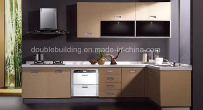 Home Used Luxury Melamine Kitchen Cabinet Wood Veneer Cabinet