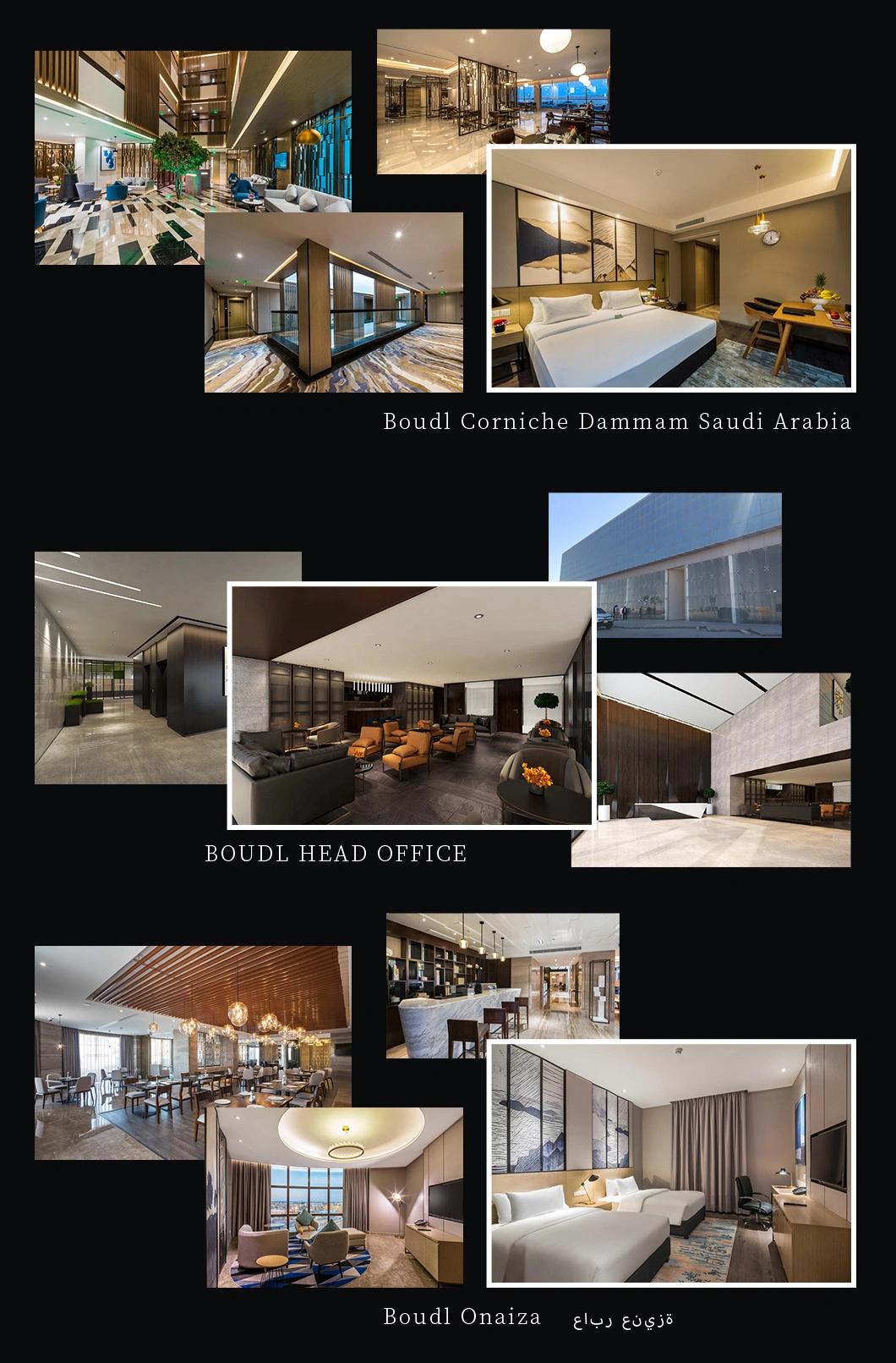 Deluxe Luxury Tropical 5-Star Hotel Resort Wood Bedroom Furniture Suite Set