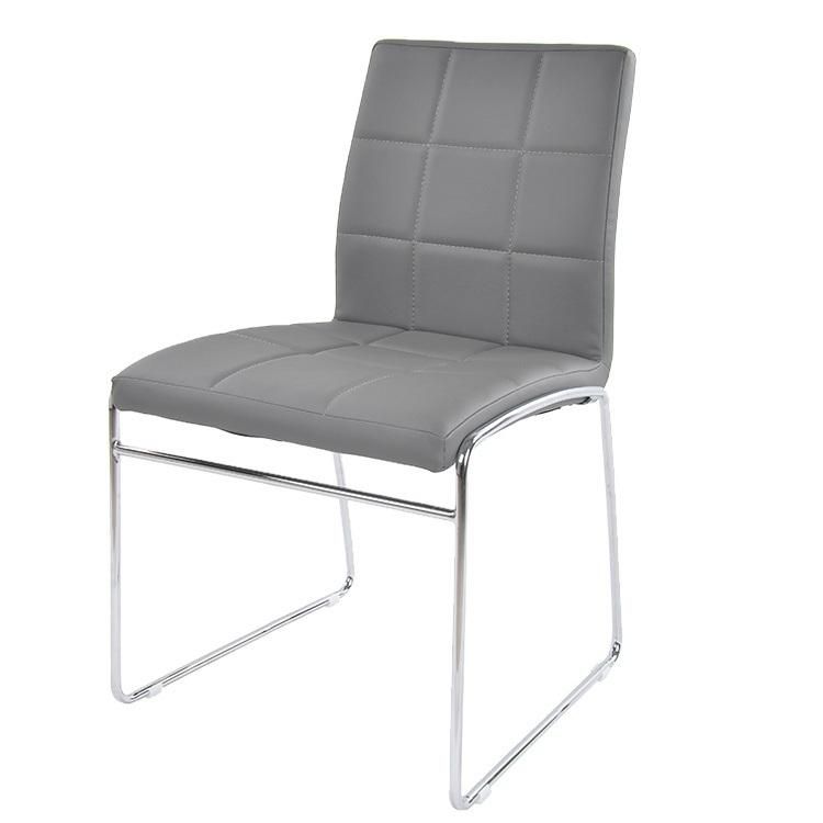 Single Fabric Luxury Dining Room Velvet Dark Gray High Back Modern Dining Chairs