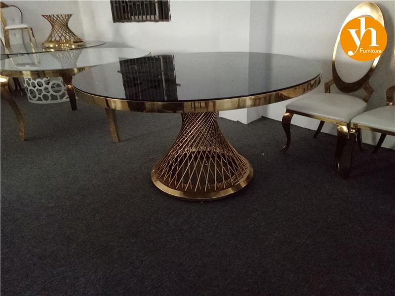 Large Dining Room Dining Table with White Wood Top and Modern Unique Black Iron Metal Steel Legs