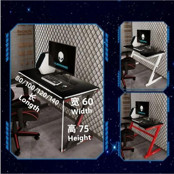 Office Computer Gaming Desk Gaming Chair Table Gd29 Popular Home PC Desk Modern School Furniture