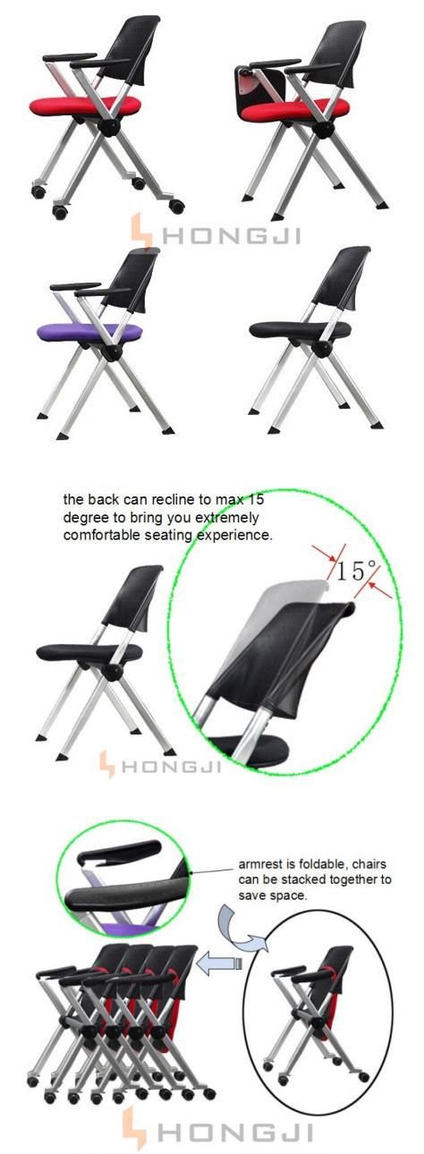 Foldable Office Staff Training Room Chair